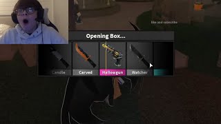 Hallowgun Unboxing + Facecam Murder Mystery 2