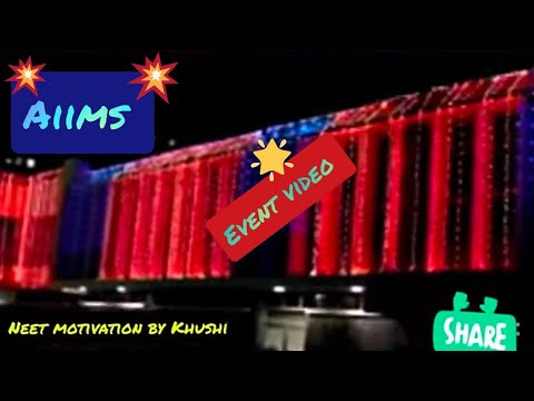 Aiims Delhi Beautifully Decorated on foundation day🌆🏙🌉 😍