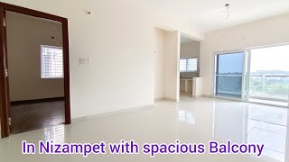 Beautiful & spacious 3bhk Flat for sale in Nizampet Gated community Hyderabad