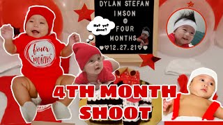 DYLAN STEFAN @ 4TH MONTH | #TheJourneyOfUs #MILESTONEVLOG #diy #diyphotoshoot