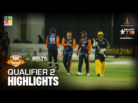 Qualifier 2 Highlights I Day 8 I Harare Bolts vs CT Samp Army | Zim Afro T10 Season 2