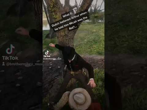 Dutch kicking out Micah. #rdr2 #dutchvanderlinde #pcgaming #mods #funny #whatif #lol #fun #rdr #fyp