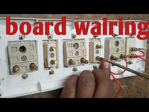 how to switch board connection 3 socket 5 pin 2 socket 2pin 1switch wairing connection