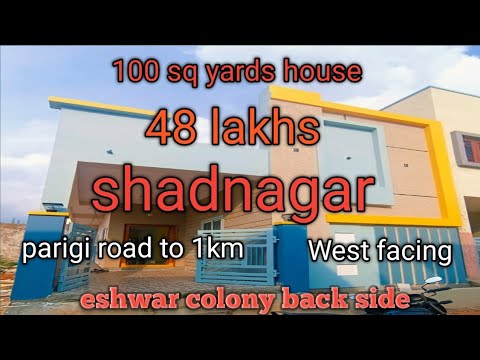 shadnagar house for sale 100 sq yards 48 lakhs