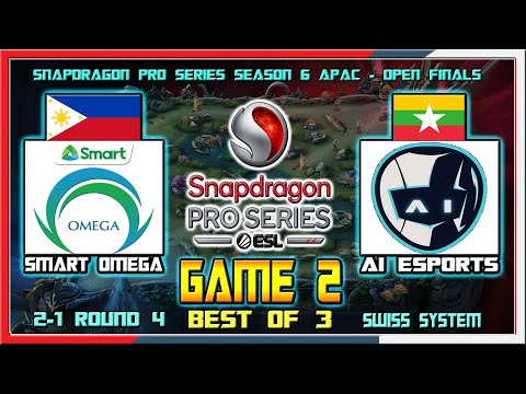 SMART OMEGA PH vs AI ESPORTS MM - Game 2 | Snapdragon Pro Series Season 6 APAC - Open Finals Round 4