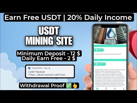 Earn 100USDT every day | New QatarEnergy l money making website | Income from Internet Oil