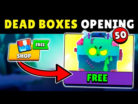 OPENING 50x Dead Boxes!! | Brawl Stars