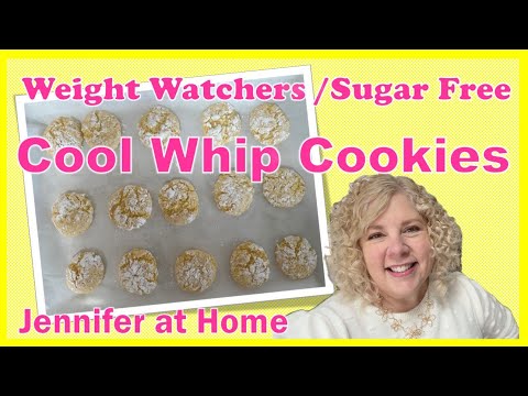 WEIGHT WATCHERS COOL WHIP COOKIES  #easy #easyrecipe #sugarfree #cookies #weightwatchers #coolwhip