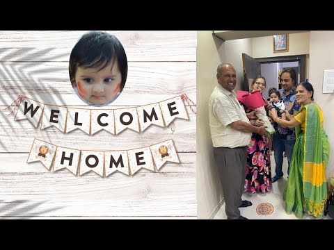 My Son Receive warm Welcome at Home | Welcome Home After Baby | Europe to India