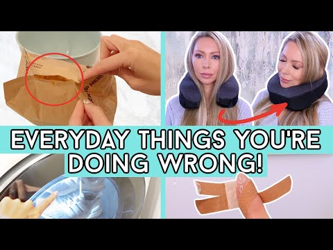 15 EVERYDAY THINGS YOU'RE DOING WRONG THAT WILL SHOCK YOU!!