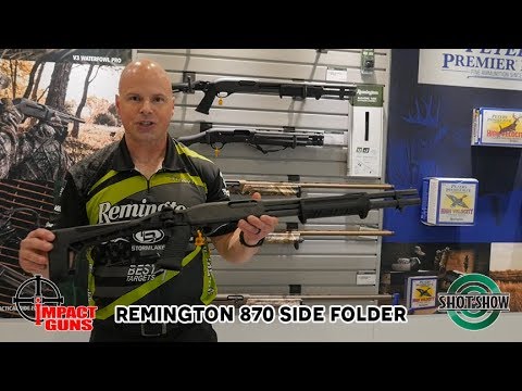 Remington 870 Side Folder 12 Gauge & 20 Gauge Pump Action Shotguns- SHOT Show 2019