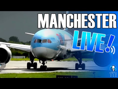 Manchester Airport Live! Stunning Close Up Aviation #planespotting #manchesterairportlive