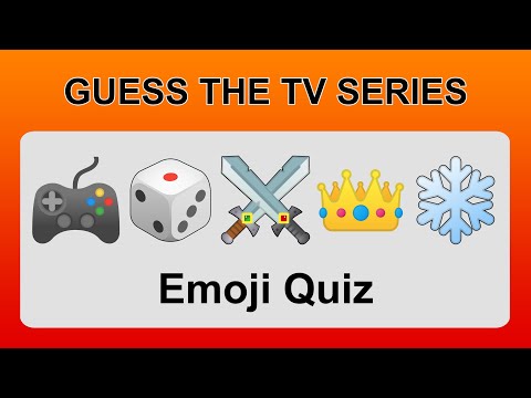 Guess the TV Series by Emoji (Emoji Quiz) 😀