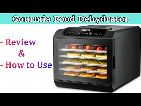 Food Dehydrator Review & How To Use | Gourmia Food Dehydrator