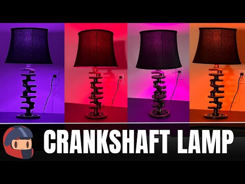 Make A Lamp From A Motorcycle Crankshaft