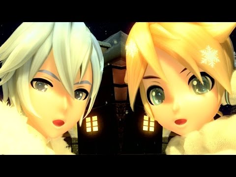 [60fps Kaito Len] Snowman スノーマン - カイト 鏡音レン Project DIVA Arcade English lyrics Romaji subtitles PDA