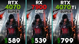 RTX 4070 Super vs RX 7900 GRE vs RTX 4070 Ti Super | Ryzen 5 7600 | Tested in 15 games