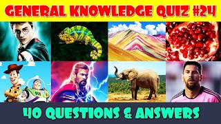 General Knowledge Trivia Quiz (Part 24)