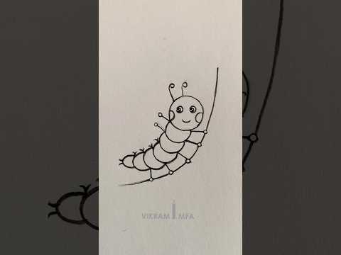 How to draw An Ant step by step || Ant drawing easy