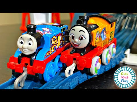 HUGE Race for the Sodor Cup! All Engines Go VS Classic Thomas and Friends