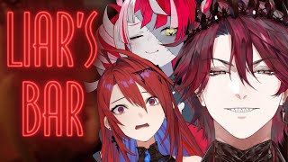 【LIAR'S BAR】3 RED HEADS WALK INTO A BAR | HOLORED COLLAB w/ @holoen_erbloodflame and @KureijiOllie