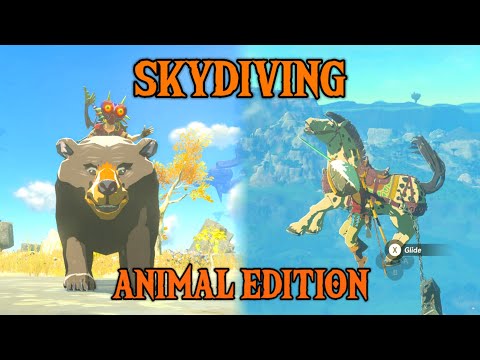 Taking Animals SKYDIVING! | Zelda: Tears of the Kingdom