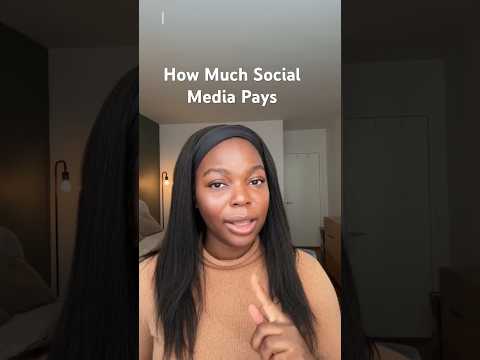 How much I make on social media #personalfinance #sidehustle