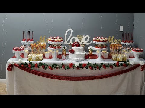 Wedding Theme w/White,Red & Red Roses