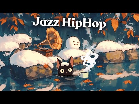 The Beginning of Winter with Coffee ❄️ Retro Jazz HipHop | Lo-fi Chillhop