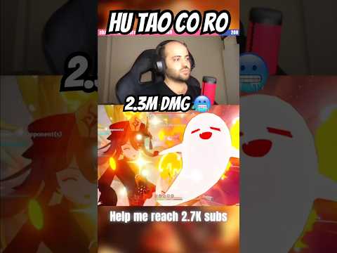 💀🔥🚨🥶 2.3M DMG HU TAO C0 R0 #hellonatlan #genshinimpact #hoyocreators #shorts #gaming