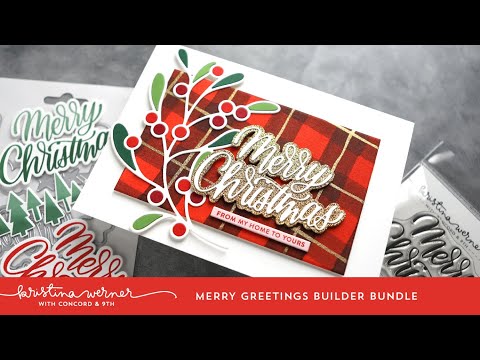 Merry Greetings Builder Bundle by Kristina Werner