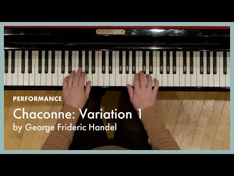 Chaconne: Variation 1 - Handel (page 73, Literature for the Piano Book 1)