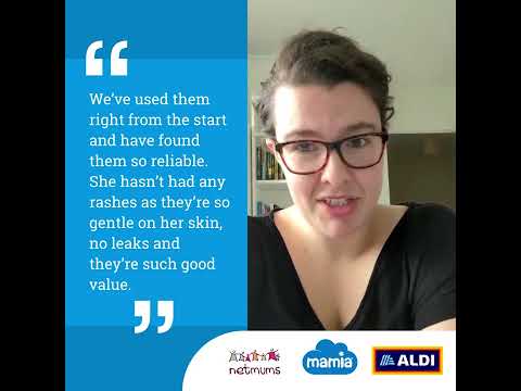 Aldi Mamia Newborn Premium Dry Fast Nappies Review