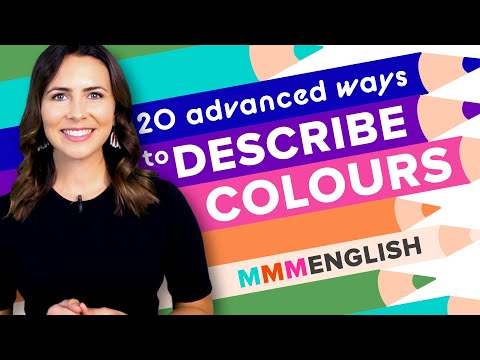 Learn 20 Advanced Colours & Build Your English Vocabulary