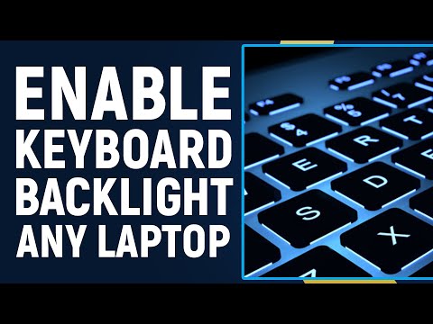 How To Enable Your Backlit Keyboard On Any Laptop | Turn On keyboard Light On Any Laptop