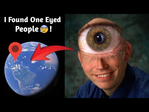 😰 I Found One Eyed People In Real Life On Google Earth and Google Maps!