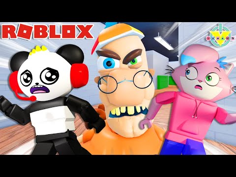 Roblox Team School Escape with Alpha Lexa and Combo Panda!!