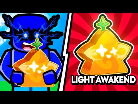 i AWAKENED LIGHT FRUIT and it's INSANE.. (Blox Fruits)