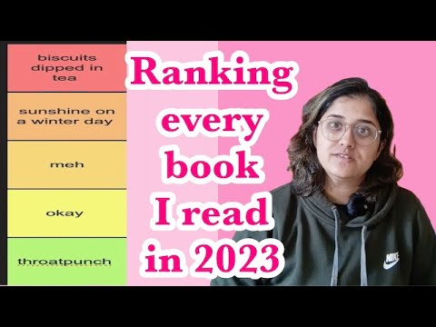 TIER RANKING EVERY BOOK I READ IN 2023