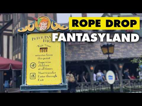 Rope Drop Fantasyland | EVERY RIDE! | 2024-06-20