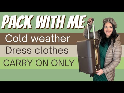 Pack with me | Dressy Winter Capsule Wardrobe