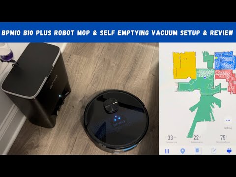 BPMIO B10 Plus Robot Mop & Self Emptying Vacuum Setup & Review