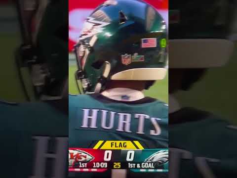 Super Bowl LVII ￼ Kansas City ￼ Chiefs Vs ￼ Philadelphia Eagles(￼ Jalen hurts touchdown!!!)