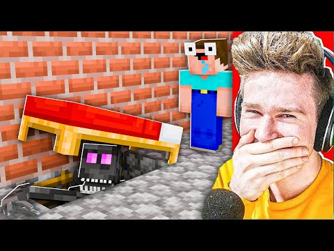 NAWIEDZONA BAZA pod ŁÓŻKIEM WIDZA 👻 | Minecraft Extreme