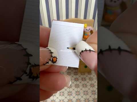 Will it work? Testing miniature pencil #youtubeshorts #miniature #diy #cute