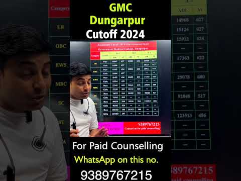 GMC DurgarpurExpected Cutoff NEET 2024 #neetcounselling #chandrahassir  #latestupdatebynta