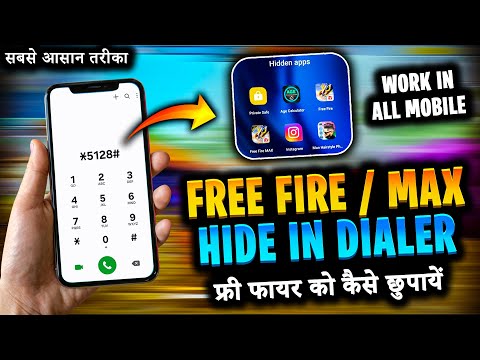 Hide Free Fire In Phone Dialer | Free Fire Ko Dial Pad Mein Kaise Chupaye I Free Fire Hide In Dialer