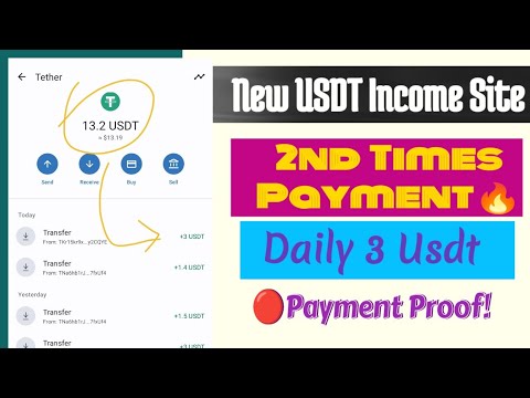 LIVE 2nd Payment 3$ | Letest USDT shopping mall income site | Mall Income Site | Order grabbing App