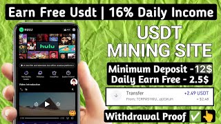 Best usdt earning sites 2024 | Real usdt investment project | New usdt earning sites today  2024