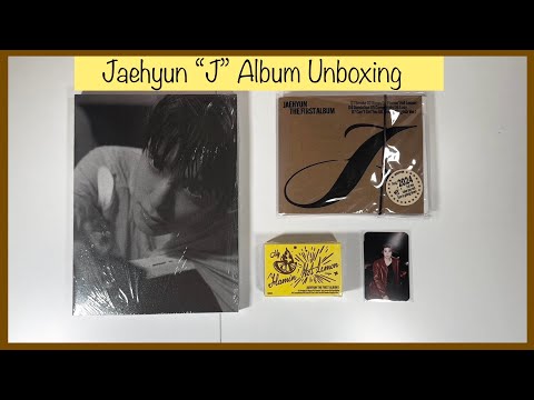 Unboxing: Jaehyun Album J [J, Money Clip, and Key Ring Versions]